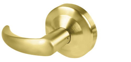 Picture of Schlage ALX170 OME Grade 2 Dummy Cylindrical Lock with Field Selectable Vandlgard, Omega Lever, Satin Chrome Finish