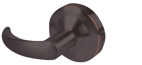 Picture of Schlage ALX170 OME Grade 2 Dummy Cylindrical Lock with Field Selectable Vandlgard, Omega Lever, Satin Chrome Finish