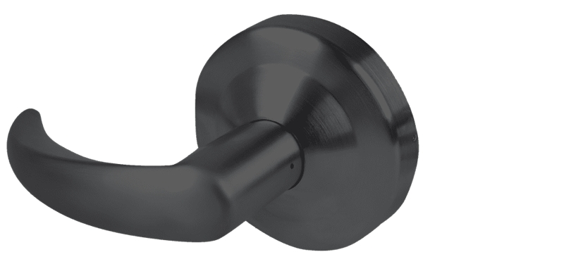 Picture of Schlage ALX172 OME Grade 2 Double Dummy Cylindrical Lock with Field Selectable Vandlgard, Omega Lever, Non-Keyed, Satin Chrome Finish