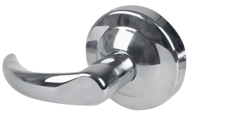 Picture of Schlage ALX172 OME Grade 2 Double Dummy Cylindrical Lock with Field Selectable Vandlgard, Omega Lever, Non-Keyed, Satin Chrome Finish