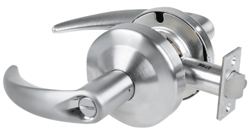 Picture of Schlage ALX40 OME Grade 2 Privacy Cylindrical Lock with Field Selectable Vandlgard, Omega Lever, Non-Keyed