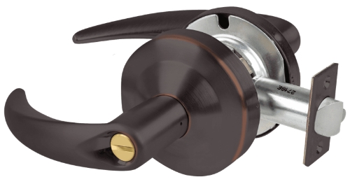 Picture of Schlage ALX40 OME Grade 2 Privacy Cylindrical Lock with Field Selectable Vandlgard, Omega Lever, Non-Keyed