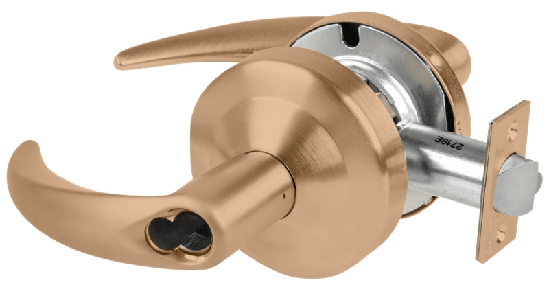 Picture of Schlage ALX50B OME Grade 2 Office Cylindrical Lock with Field Selectable Vandlgard, Omega Lever, SFIC Less Core