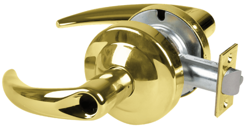 Picture of Schlage ALX50L OME Grade 2 Office Cylindrical Lock with Field Selectable Vandlgard, Omega Lever, Conventional Less Cylinder