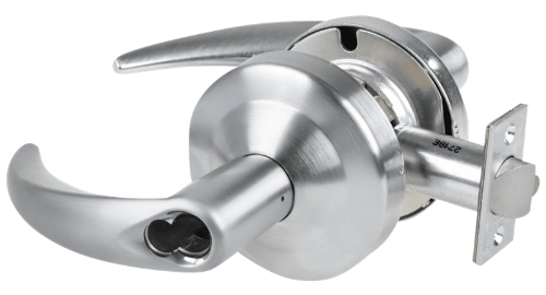 Picture of Schlage ALX53J OME Grade 2 Entrance Cylindrical Lock with Field Selectable Vandlgard, Omega Lever, FSIC Less Core