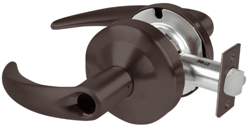 Picture of Schlage ALX53L OME Grade 2 Entrance Cylindrical Lock with Field Selectable Vandlgard, Omega Lever, Conventional Less Cylinder