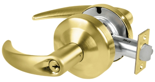 Picture of Schlage ALX70P OME Grade 2 Classroom Cylindrical Lock with Field Selectable Vandlgard, Omega Lever, Conventional Cylinder, Keyed 5