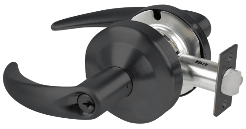 Picture of Schlage ALX70P OME Grade 2 Classroom Cylindrical Lock with Field Selectable Vandlgard, Omega Lever, Conventional Cylinder, Keyed 5