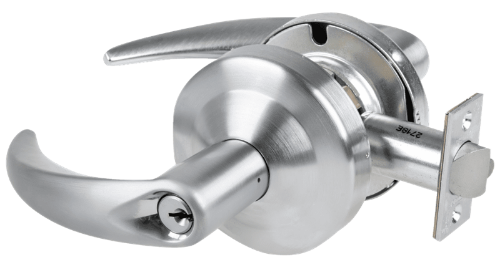 Picture of Schlage ALX80P OME Grade 2 Storeroom Cylindrical Lock with Field Selectable Vandlgard, Omega Lever, Conventional Cylinder, Keyed 5