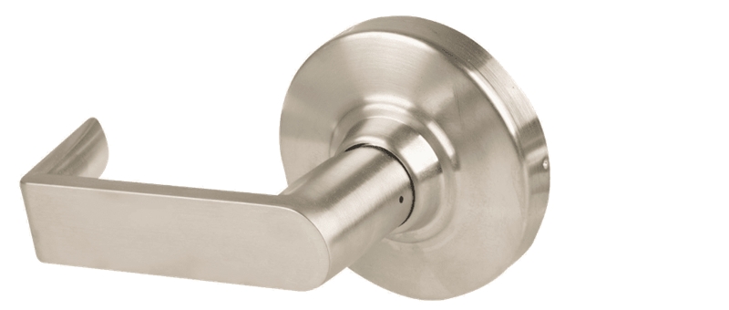 Picture of Schlage ALX170 RHO Grade 2 Dummy Cylindrical Lock with Field Selectable Vandlgard, Rhodes Lever