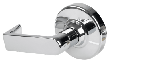 Picture of Schlage ALX170 RHO Grade 2 Dummy Cylindrical Lock with Field Selectable Vandlgard, Rhodes Lever