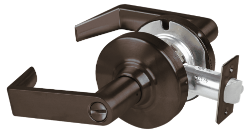 Picture of Schlage ALX40 RHO Grade 2 Privacy Cylindrical Lock with Field Selectable Vandlgard, Rhodes Lever