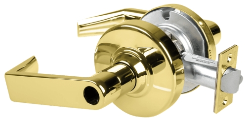 Picture of Schlage ALX50L RHO Grade 2 Office Cylindrical Lock with Field Selectable Vandlgard, Rhodes Lever, Conventional Less Cylinder