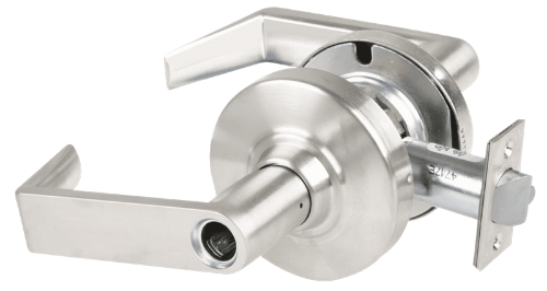 Picture of Schlage ALX50L RHO Grade 2 Office Cylindrical Lock with Field Selectable Vandlgard, Rhodes Lever, Conventional Less Cylinder