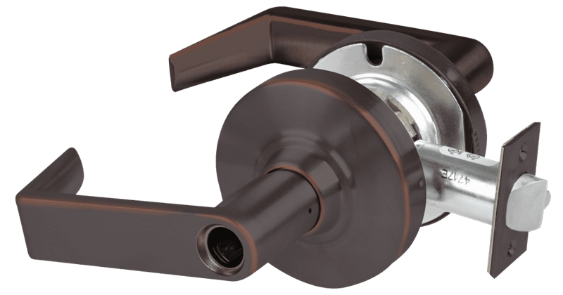 Picture of Schlage ALX50L RHO Grade 2 Office Cylindrical Lock with Field Selectable Vandlgard, Rhodes Lever, Conventional Less Cylinder