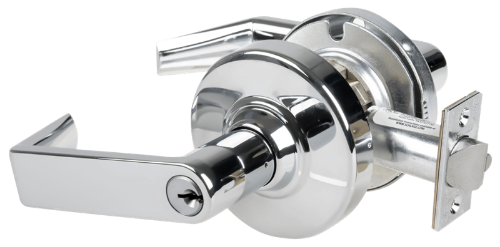 Picture of Schlage ALX50P RHO Grade 2 Office Cylindrical Lock with Field Selectable Vandlgard, Rhodes Lever, Conventional Cylinder, Keyed 5