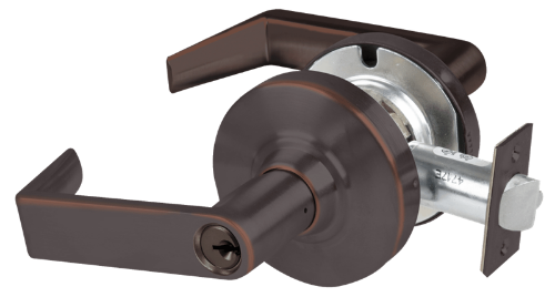 Picture of Schlage ALX50P RHO Grade 2 Office Cylindrical Lock with Field Selectable Vandlgard, Rhodes Lever, Conventional Cylinder, Keyed 5