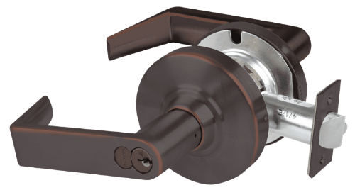 Picture of Schlage ALX50R RHO Grade 2 Office Cylindrical Lock with Field Selectable Vandlgard, Rhodes Lever, FSIC Core