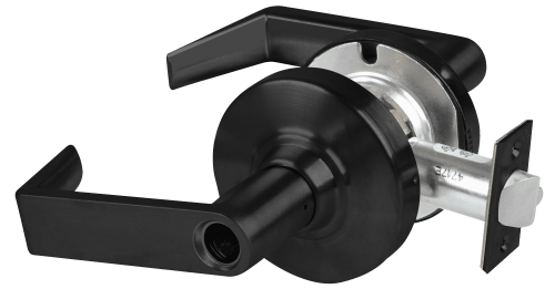 Picture of Schlage ALX53L RHO Grade 2 Entrance Cylindrical Lock with Field Selectable Vandlgard, Rhodes Lever, Conventional Less Cylinder