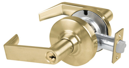 Picture of Schlage ALX53P RHO Grade 2 Entrance Cylindrical Lock with Field Selectable Vandlgard, Rhodes Lever, Conventional Cylinder - keyed 5