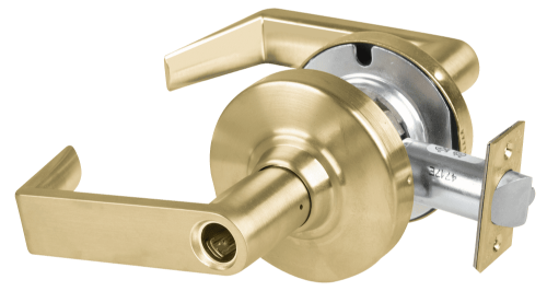 Picture of Schlage ALX70L RHO Grade 2 Classroom Cylindrical Lock with Field Selectable Vandlgard, Rhodes Lever, Conventional Less Cylinder