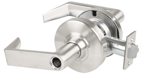 Picture of Schlage ALX70L RHO Grade 2 Classroom Cylindrical Lock with Field Selectable Vandlgard, Rhodes Lever, Conventional Less Cylinder