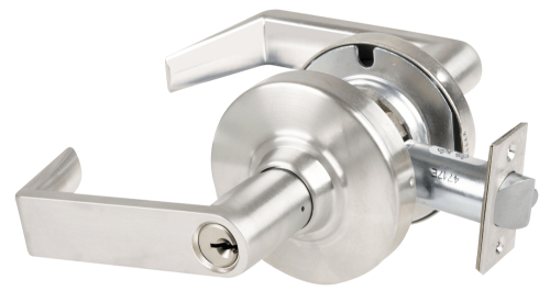 Picture of Schlage ALX70P RHO Grade 2 Classroom Cylindrical Lock with Field Selectable Vandlgard, Rhodes Lever, Conventional Cylinder - keyed 5