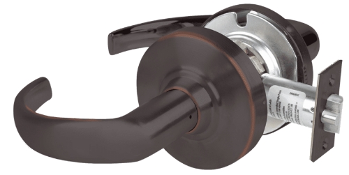 Picture of Schlage ALX10 SPA Grade 2 Passage Cylindrical Lock with Field Selectable Vandlgard, Sparta Lever