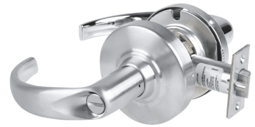 Picture of Schlage ALX40 SPA Grade 2 Privacy Cylindrical Lock with Field Selectable Vandlgard, Sparta Lever