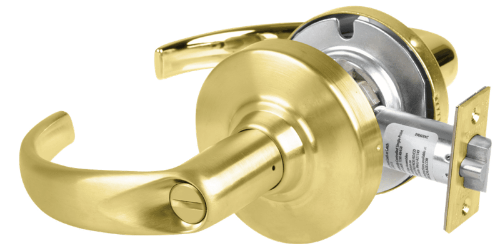 Picture of Schlage ALX40 SPA Grade 2 Privacy Cylindrical Lock with Field Selectable Vandlgard, Sparta Lever
