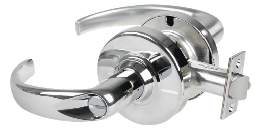 Picture of Schlage ALX40 SPA Grade 2 Privacy Cylindrical Lock with Field Selectable Vandlgard, Sparta Lever