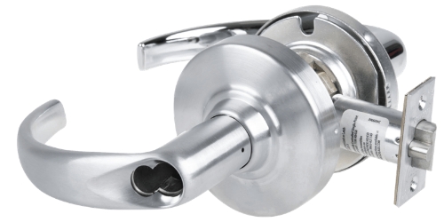 Picture of Schlage ALX50J SPA Grade 2 Office Cylindrical Lock with Field Selectable Vandlgard, Sparta Lever, FSIC Less Core