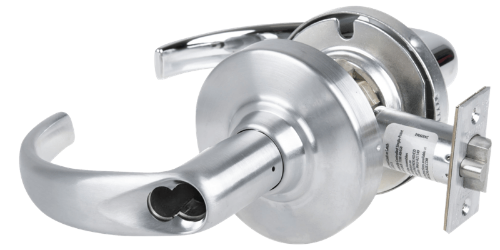 Picture of Schlage ALX50J SPA Grade 2 Office Cylindrical Lock with Field Selectable Vandlgard, Sparta Lever, FSIC Less Core