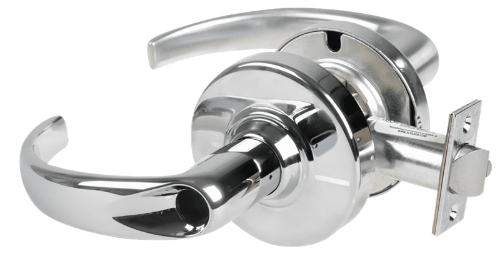 Picture of Schlage ALX53L SPA Grade 2 Entrance Cylindrical Lock with Field Selectable Vandlgard, Sparta Lever, Conventional Less Cylinder