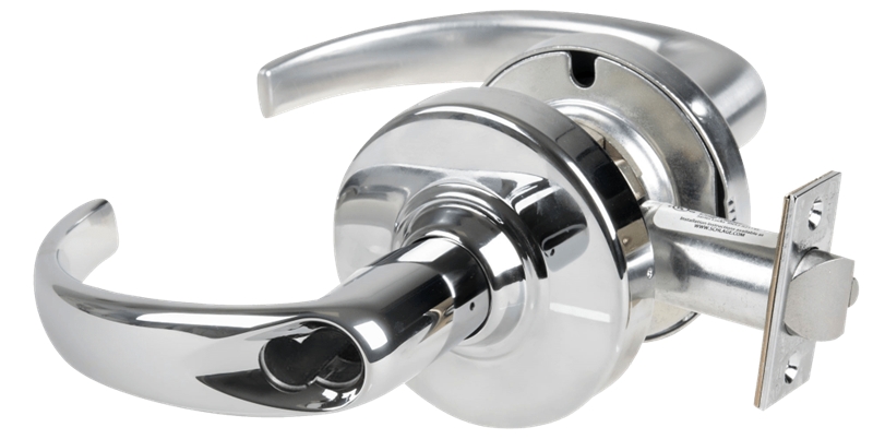 Picture of Schlage ALX70J SPA Grade 2 Entrance Cylindrical Lock with Field Selectable Vandlgard, Sparta Lever, FSIC Core