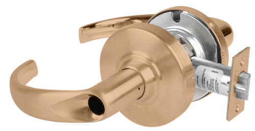 Picture of Schlage ALX70L SPA Grade 2 Classroom Cylindrical Lock with Field Selectable Vandlgard, Sparta Lever, Conventional Less Cylinder