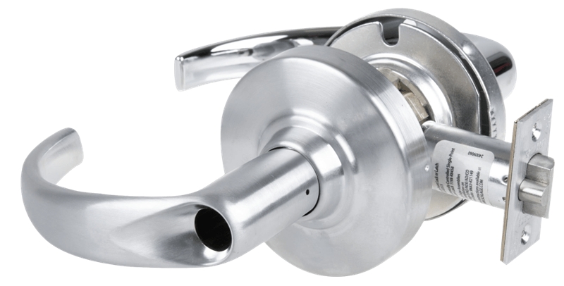 Picture of Schlage ALX80L SPA Grade 2 Storeroom Cylindrical Lock with Field Selectable Vandlgard, Sparta Lever, Conventional Less Cylinder