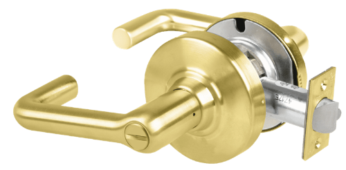 Picture of Schlage ALX40 TLR Grade 2 Privacy Cylindrical Lock with Field Selectable Vandlgard, Tubular Lever, Non-Keyed