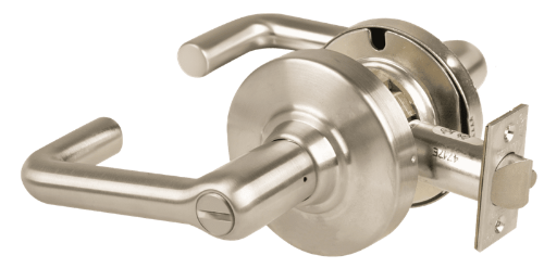 Picture of Schlage ALX40 TLR Grade 2 Privacy Cylindrical Lock with Field Selectable Vandlgard, Tubular Lever, Non-Keyed