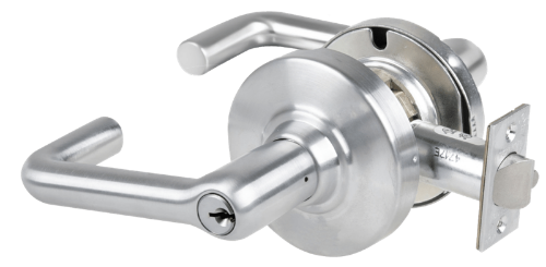 Picture of Schlage ALX53P TLR Grade 2 Entrance Cylindrical Lock with Field Selectable Vandlgard, Tubular Lever, Conventional Cylinder, Keyed 5