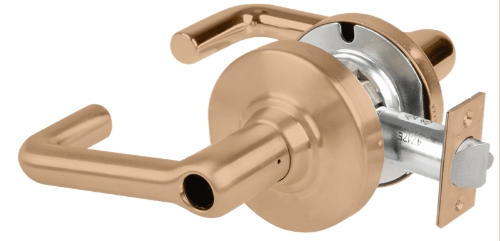 Picture of Schlage ALX70L TLR Grade 2 Classroom Cylindrical Lock with Field Selectable Vandlgard, Tubular Lever, Conventional Less Cylinder