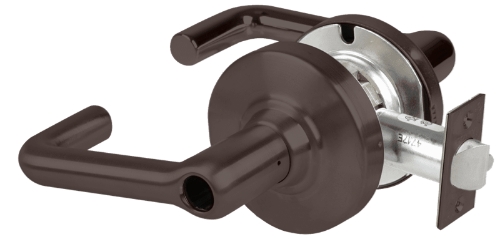 Picture of Schlage ALX70L TLR Grade 2 Classroom Cylindrical Lock with Field Selectable Vandlgard, Tubular Lever, Conventional Less Cylinder