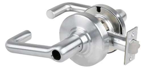 Picture of Schlage ALX70L TLR Grade 2 Classroom Cylindrical Lock with Field Selectable Vandlgard, Tubular Lever, Conventional Less Cylinder