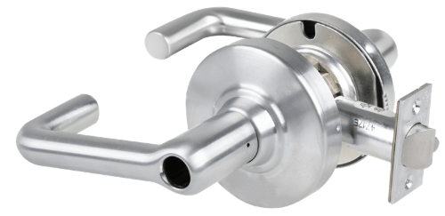 Picture of Schlage ALX80L TLR Grade 2 Storeroom Cylindrical Lock with Field Selectable Vandlgard, Tubular Lever, Conventional Less Cylinder