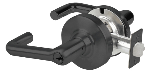 Picture of Schlage ALX80P TLR Grade 2 Storeroom Cylindrical Lock with Field Selectable Vandlgard, Tubular Lever, Conventional Cylinder - keyed 5