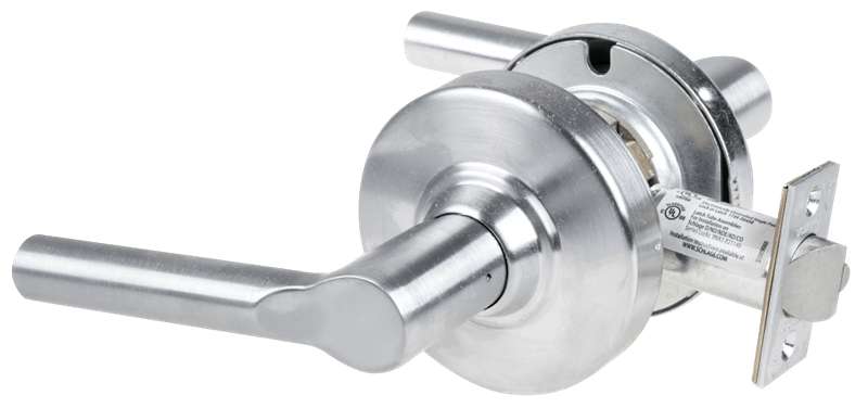 Picture of Schlage ALX10 BRW Grade 2 Passage Cylindrical Lock with Field Selectable Vandlgard, Broadway Lever