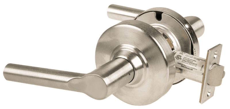 Picture of Schlage ALX10 BRW Grade 2 Passage Cylindrical Lock with Field Selectable Vandlgard, Broadway Lever