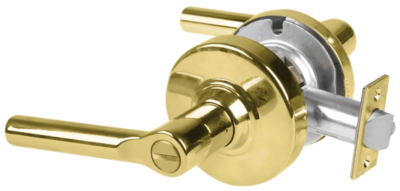 Picture of Schlage ALX40 BRW Grade 2 Privacy Cylindrical Lock with Field Selectable Vandlgard, Broadway Lever