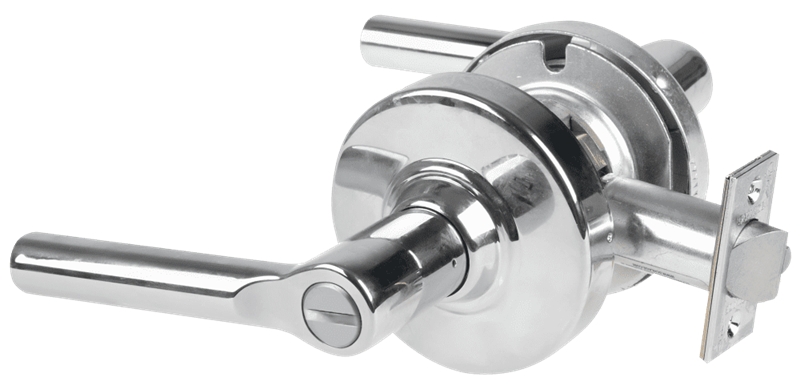 Picture of Schlage ALX40 BRW Grade 2 Privacy Cylindrical Lock with Field Selectable Vandlgard, Broadway Lever