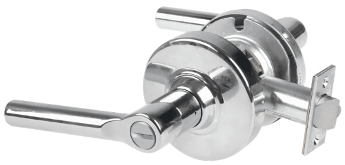 Picture of Schlage ALX40 BRW Grade 2 Privacy Cylindrical Lock with Field Selectable Vandlgard, Broadway Lever